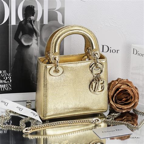 gold dior purse|how expensive is dior.